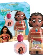 Lorenay Set de baie Vaiana cu gel de dus sampon si balsam 3 in 1 Disney 300 ml si apa de toaleta 100 ml