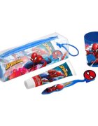 Lorenay Set ingrijire dentara pentru copii pahar pasta de dinti periuta si etui Spiderman