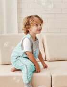 Love to Dream Sac de dormit cu picioruse si maneca scurta 0.2 Tog 4 ani Turquoise