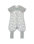 Love to Dream Sac de dormit cu picioruse si maneca scurta Gri 1 Tog 4 ani