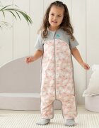 Love to Dream Sac de dormit cu picioruse si maneca scurta Rosa 1 Tog 3 ani