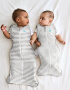 Love to Dream Sac de dormit de tranzitie pentru infasat si rostogolit Swaddle Up Gri L 8.5-11 kg 1 Tog