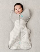 Love to Dream Sac de dormit pentru infasat Swaddle Up Alb Gri 2.2-3.8 kg 2.5 Tog
