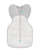 Love to Dream Sac de dormit pentru infasat Swaddle Up Alb Gri 2.2-3.8 kg 2.5 Tog