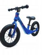 Maawo Bicicleta fara pedale pentru copii roti de 12 inch cu anvelope pneumatice spite cadru din aliaj de magneziu design ergonomic Saua reglabila sarcina maxima 30 kg Blue Elegans