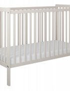 Magic kids Patut 2 in 1 Lumi casmir din lemn cu somiera reglabila trepte detasabile si bariera transformare 120 x 60 cm