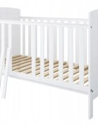 Magic kids Patut evolutiv 3 in 1 Philip Alb pat bebelusi junior si pat pentru scolari cu somiera reglabila in 3 pozitii si trepte detasabile 140 x 70 cm