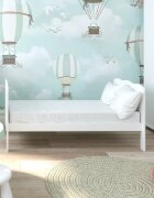 Magic kids Patut evolutiv Isabel 3 in 1 pat bebe junior pat prescolar cu somiera reglabila si trepte detasabile 140 x 70 cm