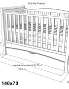 Magic kids Patut evolutiv Serenity 3 in 1 pat bebe junior pat prescolar cu somiera reglabila 140 x 70 cm