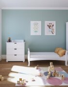 Magic kids Patut evolutiv Serenity 3 in 1 pat bebe junior pat prescolar cu somiera reglabila 140 x 70 cm