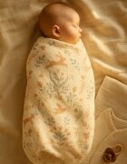 Magic kids Set 2 museline Natural Calm din bumbac 70x70 cm