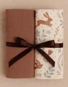 Magic kids Set 2 museline Rustic Play din bumbac 70x70 cm