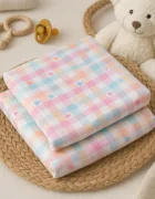Magic kids Set 2 scutece din finet Little Sunshine pentru bebelusi 70 x 80 cm