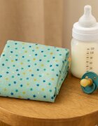 Magic kids Set 2 scutece din finet pentru bebelusi Starry Sky Mint 70x80 cm