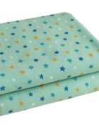 Magic kids Set 2 scutece din finet pentru bebelusi Starry Sky Mint 70x80 cm