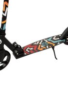 MAKANI Trotineta Argus Geometrics din aluminiu pliabila ghidon reglabil platforma antialunecare greutate suportata 100 kg varsta 8 ani+