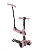 MAKANI Trotineta pliabila 4 in 1 Roadster Rose roti Led ghidon reglabil scaun maner parinte greutate admisa 50 kg