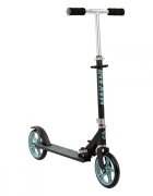 MAKANI Trotineta pliabila Sigma Blue cadru din aluminiu ghidon reglabil curea pentru transport cric greutate admisa 100 kg