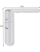 Malatec Set 4 sisteme de siguranta pentru sertare si dulapuri 7.5x4 cm