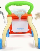 MalPlay Antepremergator 3 in 1 pentru copii interactiv echipat cu cu pian dimensiune 47 x 42 x 45 cm Green
