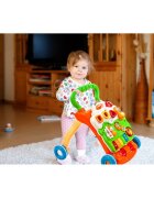 MalPlay Antepremergator 3 in 1 pentru copii interactiv echipat cu cu pian dimensiune 47 x 42 x 45 cm Green