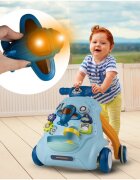 MalPlay Antepremergator cu activitati educative Avion Blue