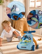MalPlay Antepremergator cu activitati educative Avion Blue