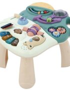 MalPlay Antepremergator evolutiv pentru copii Green cu lumini sunete si angrenaje rotative dimensiune 45 x 42 x 46 cm
