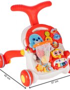 MalPlay Antepremergator interactiv 2 in 1 Crab Rosu
