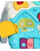 MalPlay Antepremergator interactiv cu Pian muzical si Panou Interactiv Detasabil Telefon litere angrenaje rotative si roti antiderapante dimensiune 43 x 46.5 x 42.5 cm Happy Blue