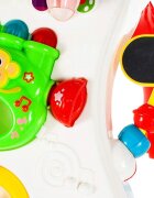 MalPlay Antepremergator interactiv educativ pentru copii cu roti robuste design ergonomic cu trompeta lumini chimvale viteza reglabila dimensiune 46 x 45 x 34 cm