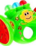 MalPlay Antepremergator interactiv educativ pentru copii cu roti robuste design ergonomic cu trompeta lumini chimvale viteza reglabila dimensiune 46 x 45 x 34 cm