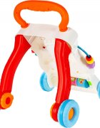 MalPlay Antepremergator interactiv educativ pentru copii cu roti robuste design ergonomic cu trompeta lumini chimvale viteza reglabila dimensiune 46 x 45 x 34 cm