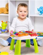 MalPlay Antepremergator interactiv multifunctional 5 in 1 cu Pian Sunete Lumini Labirint si angrenaje rotative 48.5 x 37.5 x 51.5 cm