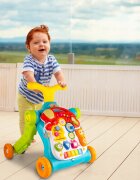MalPlay Antepremergator interactiv multifunctional 5 in 1 cu Pian Sunete Lumini Labirint si angrenaje rotative 48.5 x 37.5 x 51.5 cm