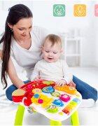 MalPlay Antepremergator interactiv multifunctional 5 in 1 cu Pian Sunete Lumini Labirint si angrenaje rotative 48.5 x 37.5 x 51.5 cm