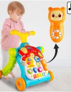 MalPlay Antepremergator interactiv multifunctional 5 in 1 cu Pian Sunete Lumini Labirint si angrenaje rotative 48.5 x 37.5 x 51.5 cm