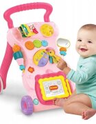 MalPlay Antepremergator MalpPlay Pink interactiv cu panou muzical si luminos tabla de desenat