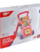 MalPlay Antepremergator MalpPlay Pink interactiv cu panou muzical si luminos tabla de desenat
