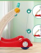 MalPlay Antepremergator multifunctional 2 in 1 cu Salteluta de joaca Grey