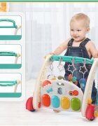 MalPlay Antepremergator multifunctional 2 in 1 cu Salteluta de joaca Grey