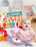 MalPlay Antepremergator multifunctional 2 in 1 cu Salteluta de joaca Mov