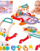 MalPlay Antepremergator multifunctional 2 in 1 cu Salteluta de joaca Mov