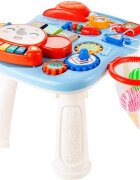 MalPlay Antepremergator multifunctional 2 in 1 pentru copii Blue Partner dimensiune 43 x 42 x 41 cm