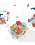MalPlay Antepremergator multifunctional 3 in 1 pentru copii multicolor cu lumini sunete si elemente de dexteritate