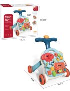 MalPlay Antepremergator multifunctional 3 in 1 pentru copii multicolor cu lumini sunete si elemente de dexteritate