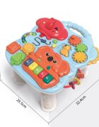 MalPlay Antepremergator multifunctional 3 in 1 pentru copii multicolor cu lumini sunete si elemente de dexteritate