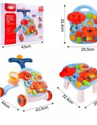 MalPlay Antepremergator multifunctional 3 in 1 pentru copii multicolor cu lumini sunete si elemente de dexteritate