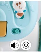 MalPlay Antepremergator multifunctional 4 in 1 Premergator Masuta de activitati si Trotineta cu pian si sunete vesele Blue Monkey