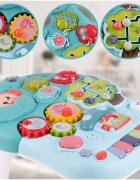 MalPlay Antepremergator multifunctional 4 in 1 Premergator Masuta de activitati si Trotineta cu pian si sunete vesele Blue Monkey